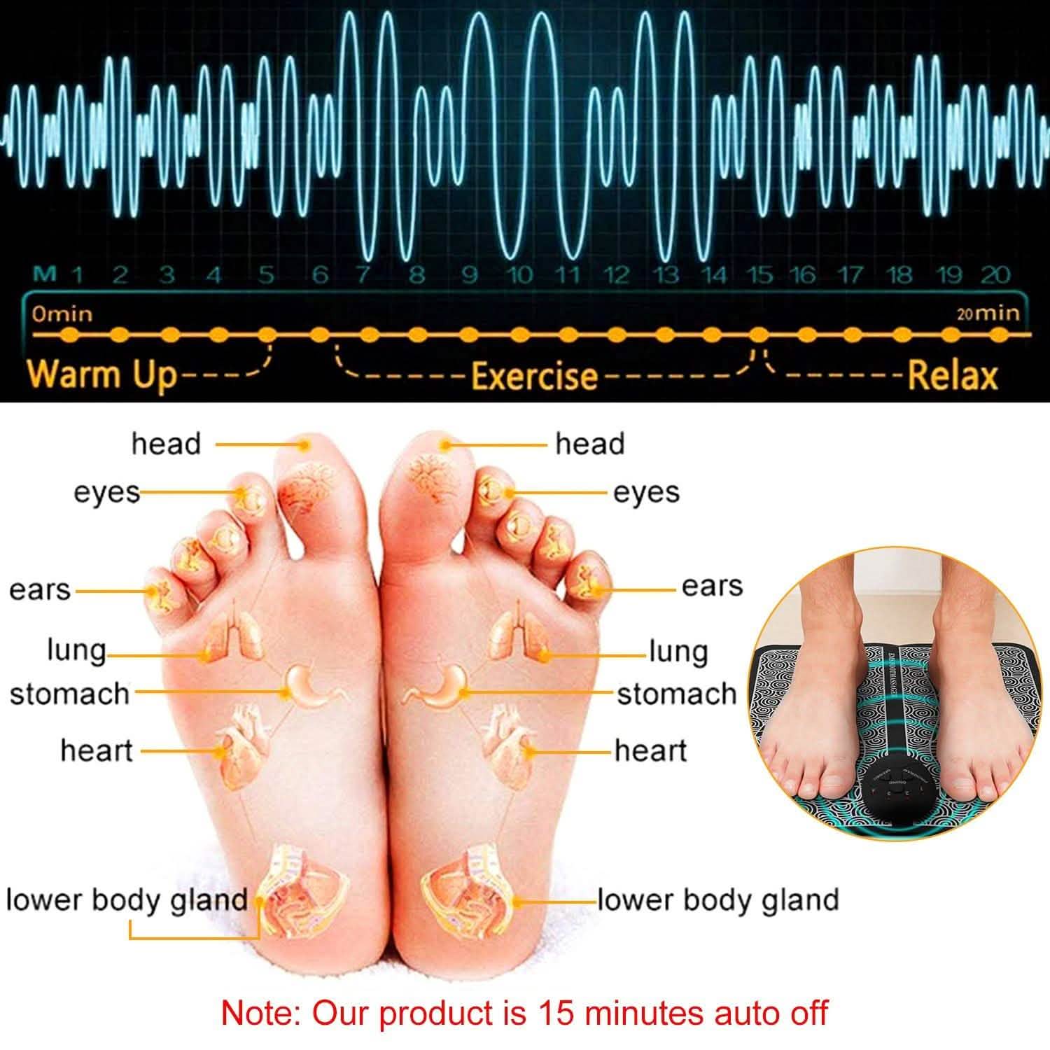 Electric Stimulator Massage Pad DailySale