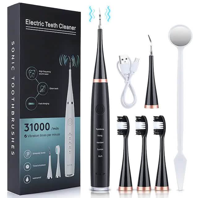 Electric Toothbrush Sonic Dental Scaler Teeth Whitening Kit DailySale