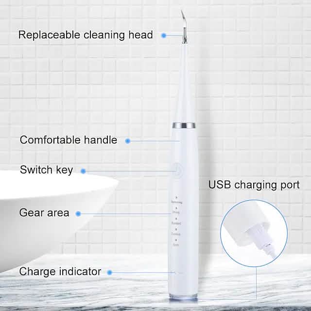 Electric Toothbrush Sonic Dental Scaler Teeth Whitening Kit DailySale