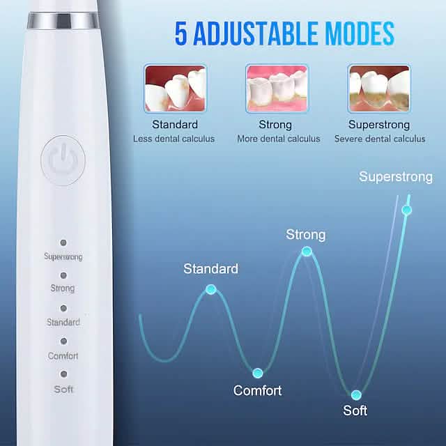 Electric Toothbrush Sonic Dental Scaler Teeth Whitening Kit DailySale