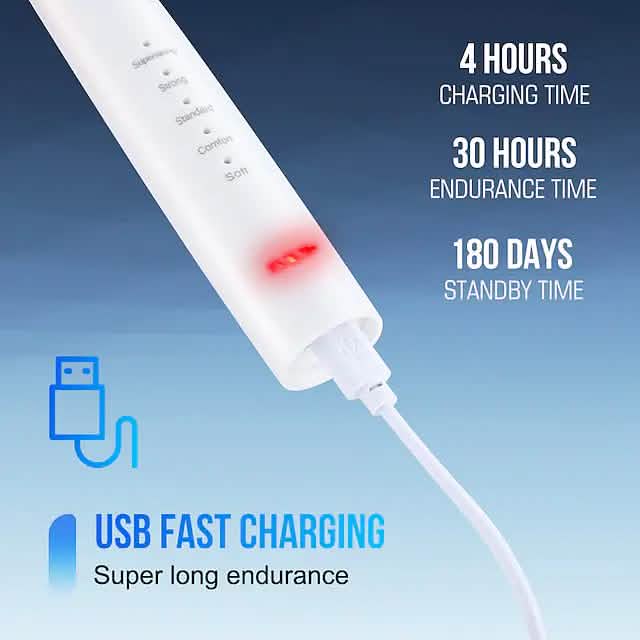 Electric Toothbrush Sonic Dental Scaler Teeth Whitening Kit DailySale