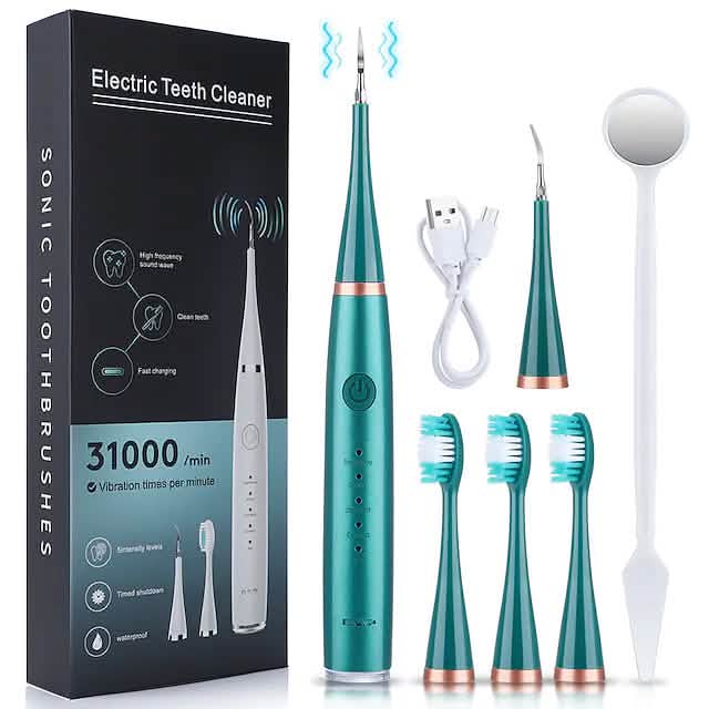 Electric Toothbrush Sonic Dental Scaler Teeth Whitening Kit DailySale