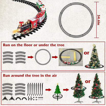 Electric Train Christmas Kid Toy Set DailySale