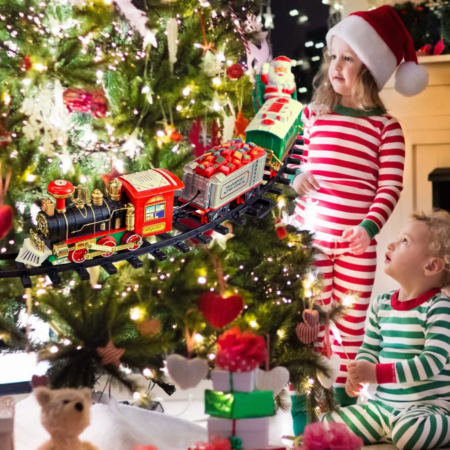 Electric Train Christmas Kid Toy Set DailySale