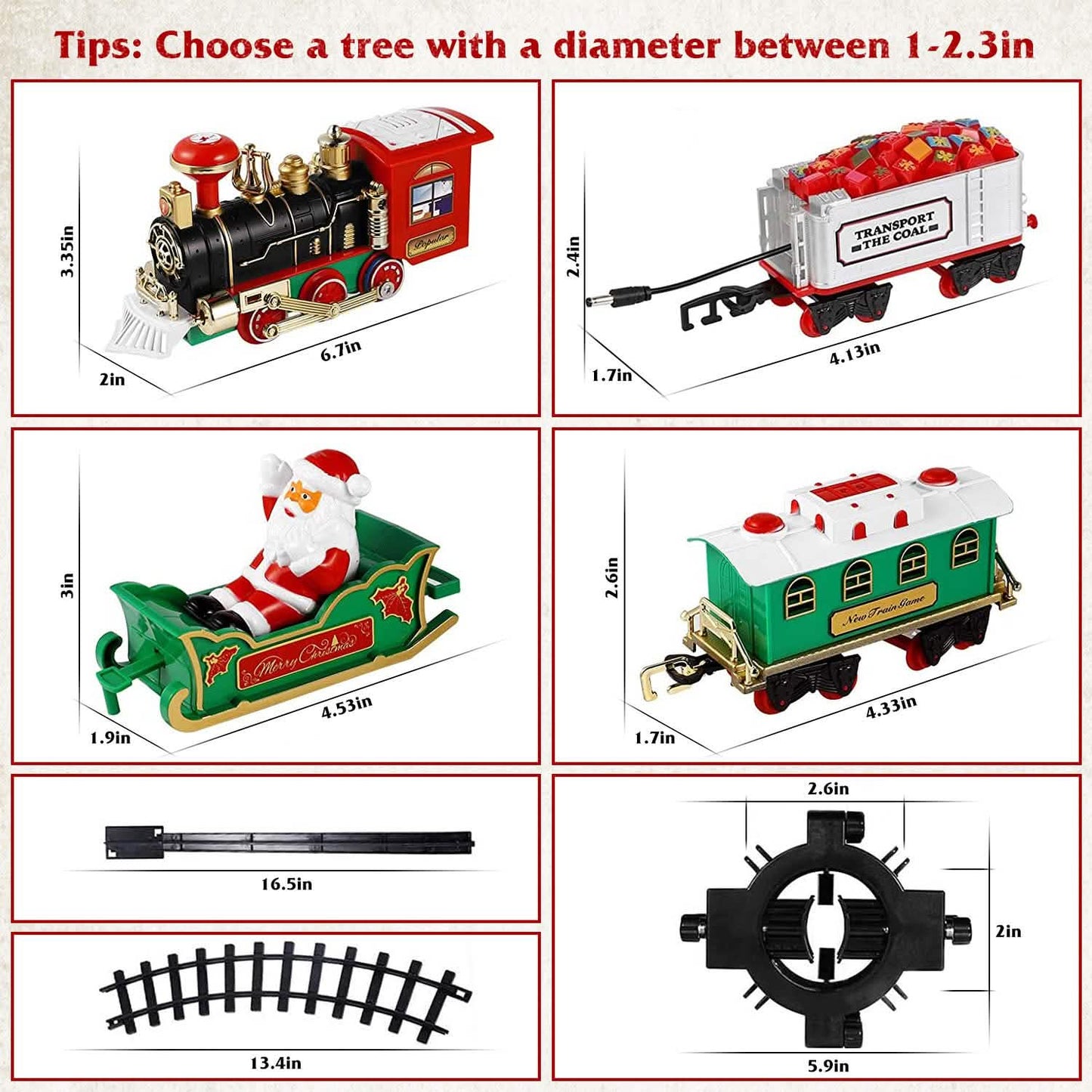 Electric Train Christmas Kid Toy Set DailySale