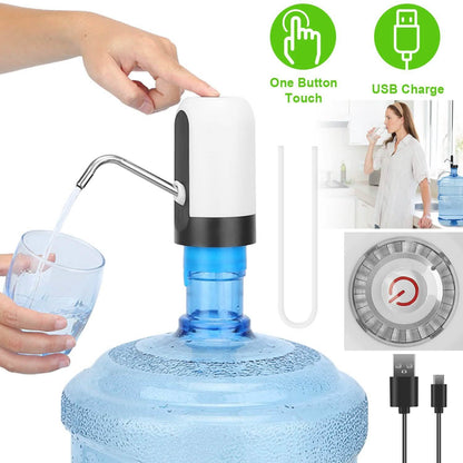 Electric Water Bottle Dispenser Rechargeable Automatic Drinking Water Bottle Pump DailySale