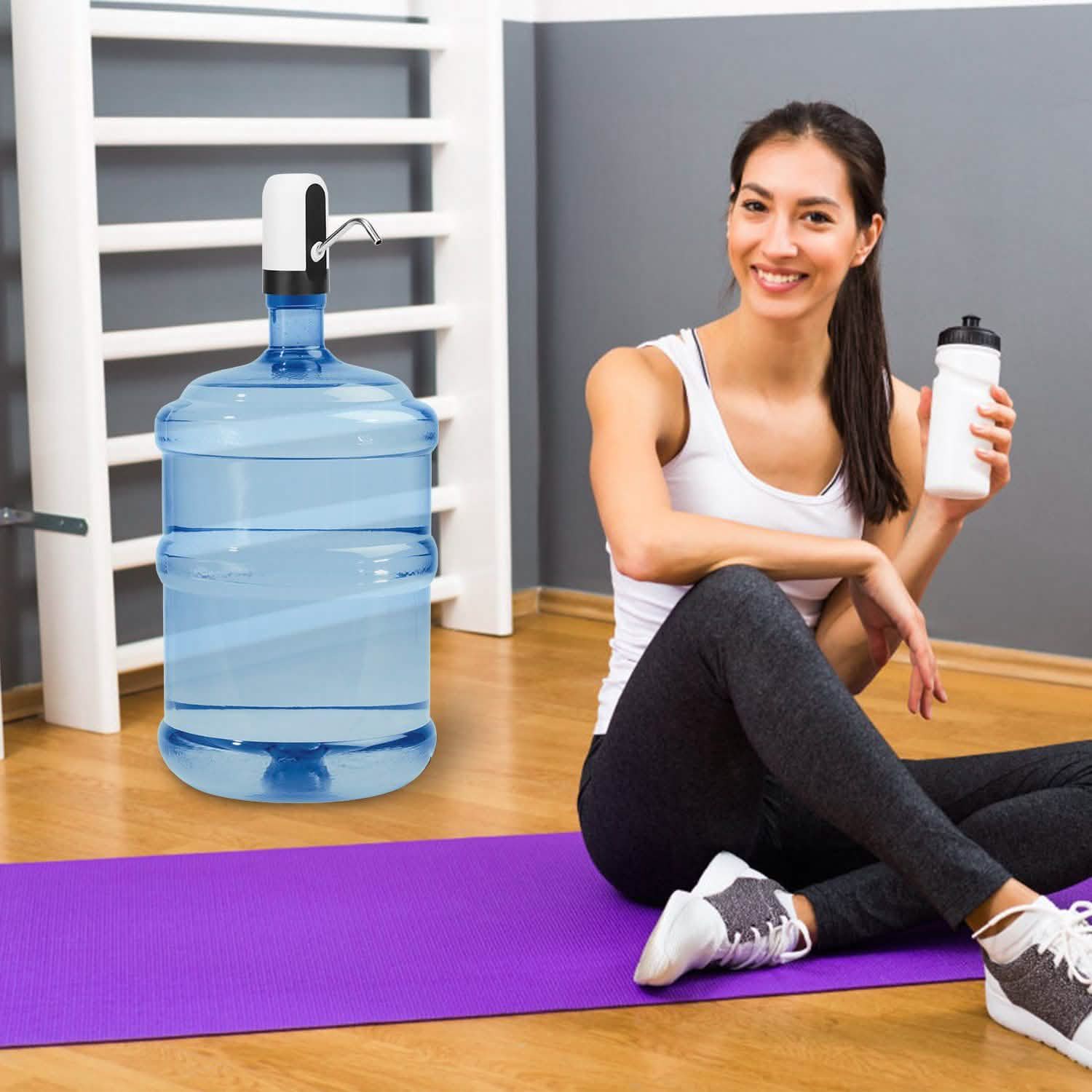 Electric Water Bottle Dispenser Rechargeable Automatic Drinking Water Bottle Pump DailySale