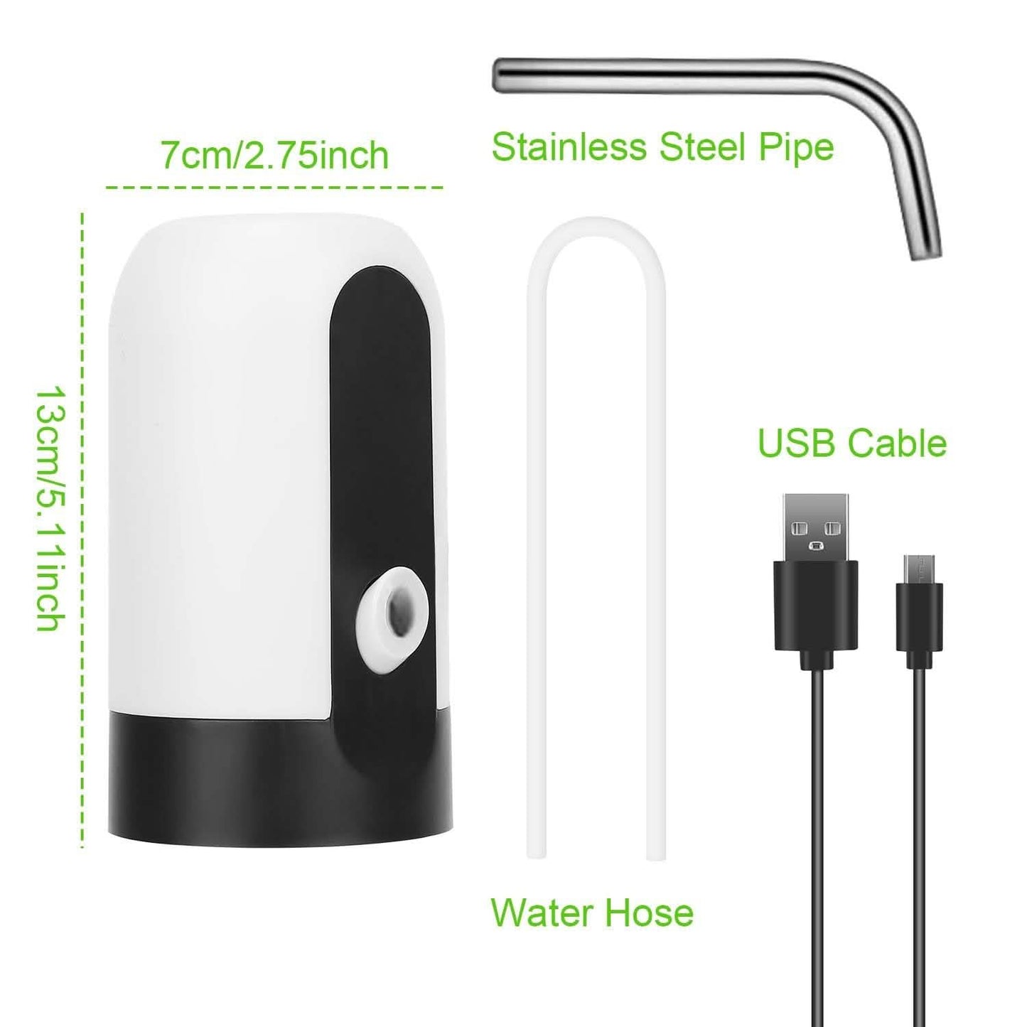 Electric Water Bottle Dispenser Rechargeable Automatic Drinking Water Bottle Pump DailySale
