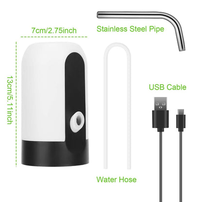 Electric Water Bottle Dispenser Rechargeable Automatic Drinking Water Bottle Pump DailySale