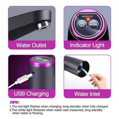 Electric Water Dispenser 40 Gallon USB Rechargeable DailySale