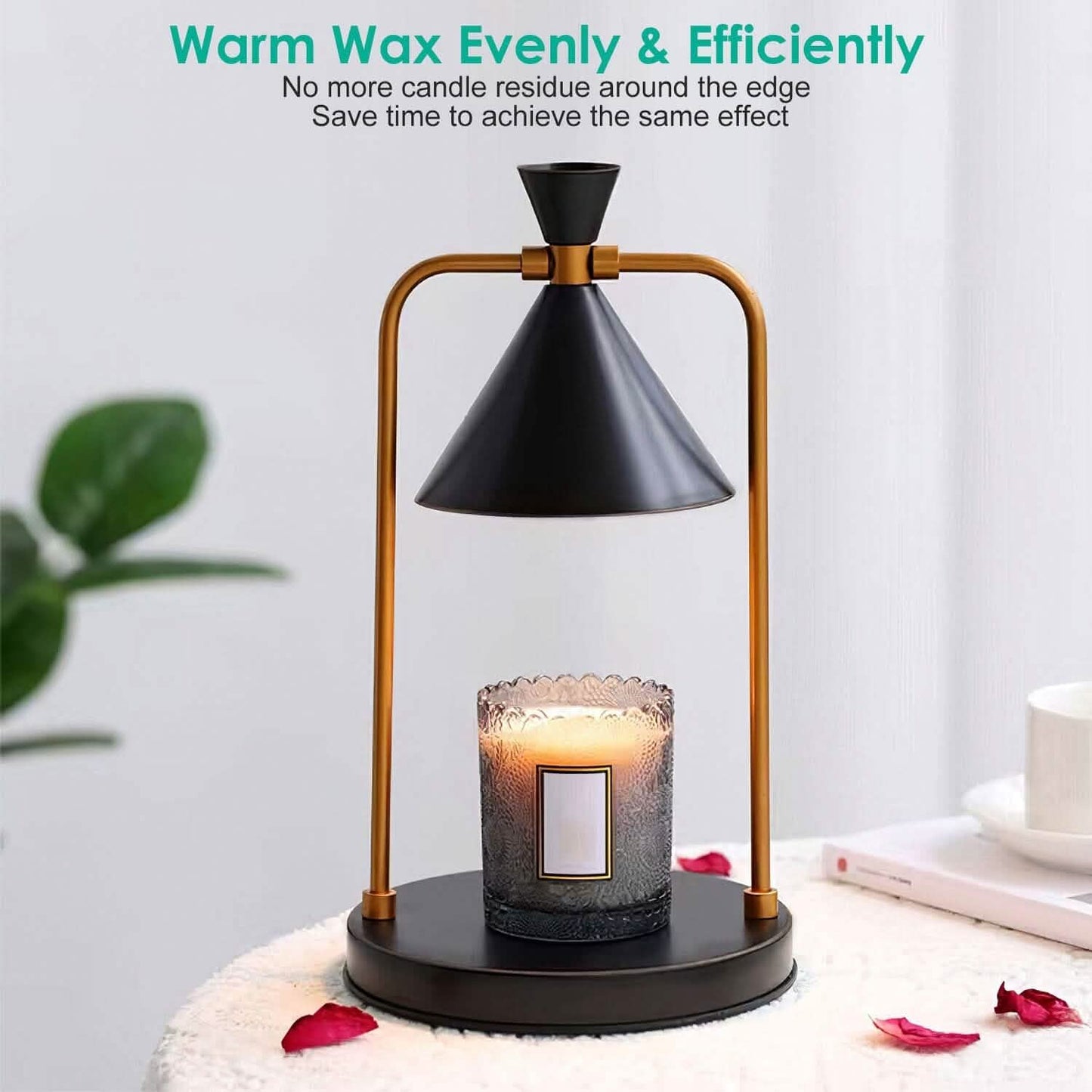 Electric Wax Melt Warmer Lamp Dimmable with 2 GU10 Bulbs DailySale