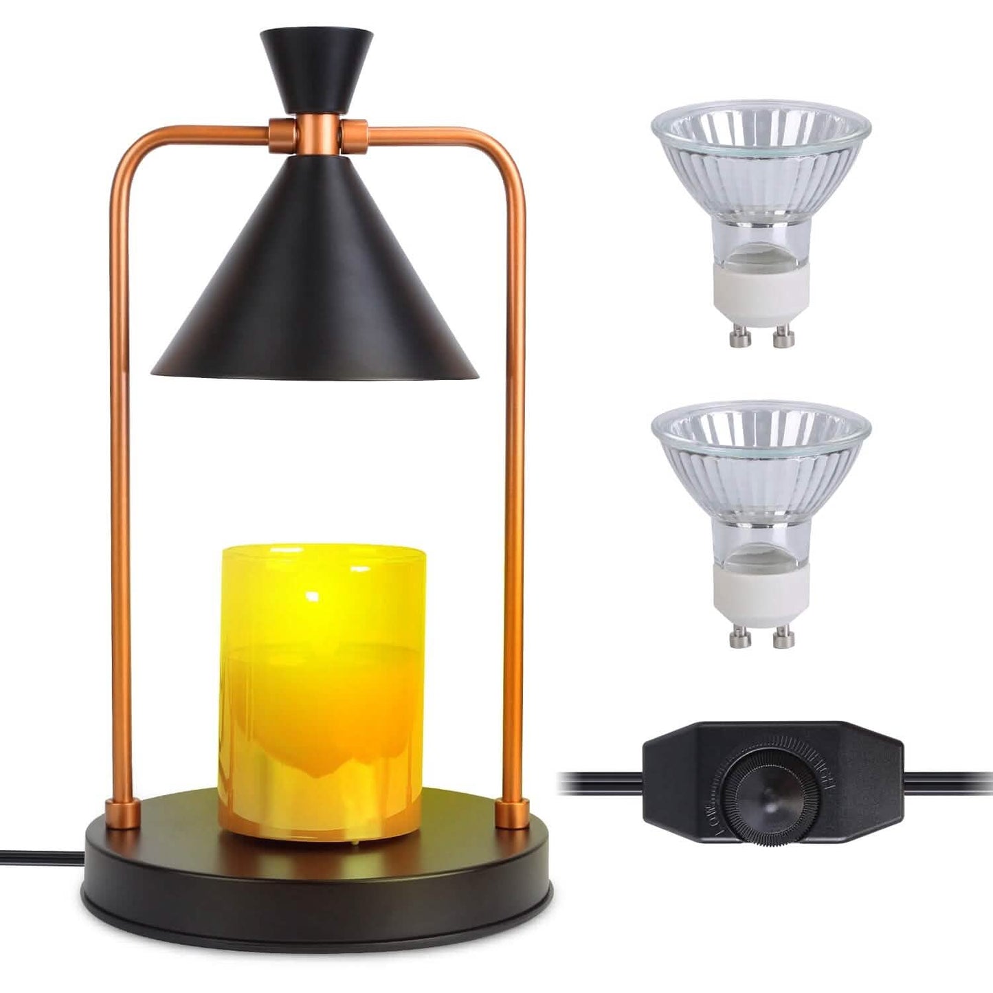Electric Wax Melt Warmer Lamp Dimmable with 2 GU10 Bulbs DailySale