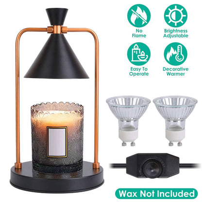 Electric Wax Melt Warmer Lamp Dimmable with 2 GU10 Bulbs DailySale