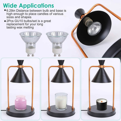 Electric Wax Melt Warmer Lamp Dimmable with 2 GU10 Bulbs DailySale