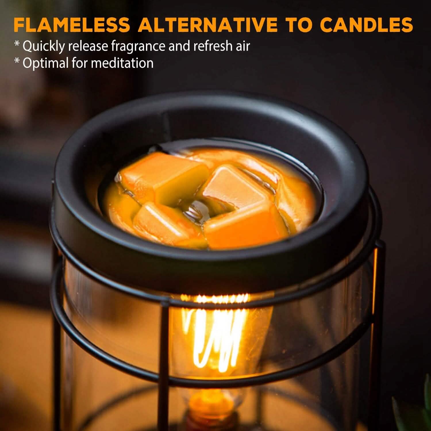 Electric Wax Melt Warmer Vintage Light Bulb DailySale