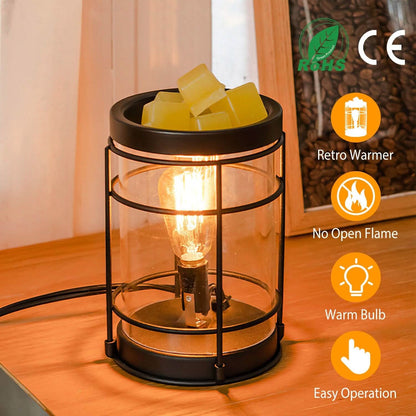 Electric Wax Melt Warmer Vintage Light Bulb DailySale