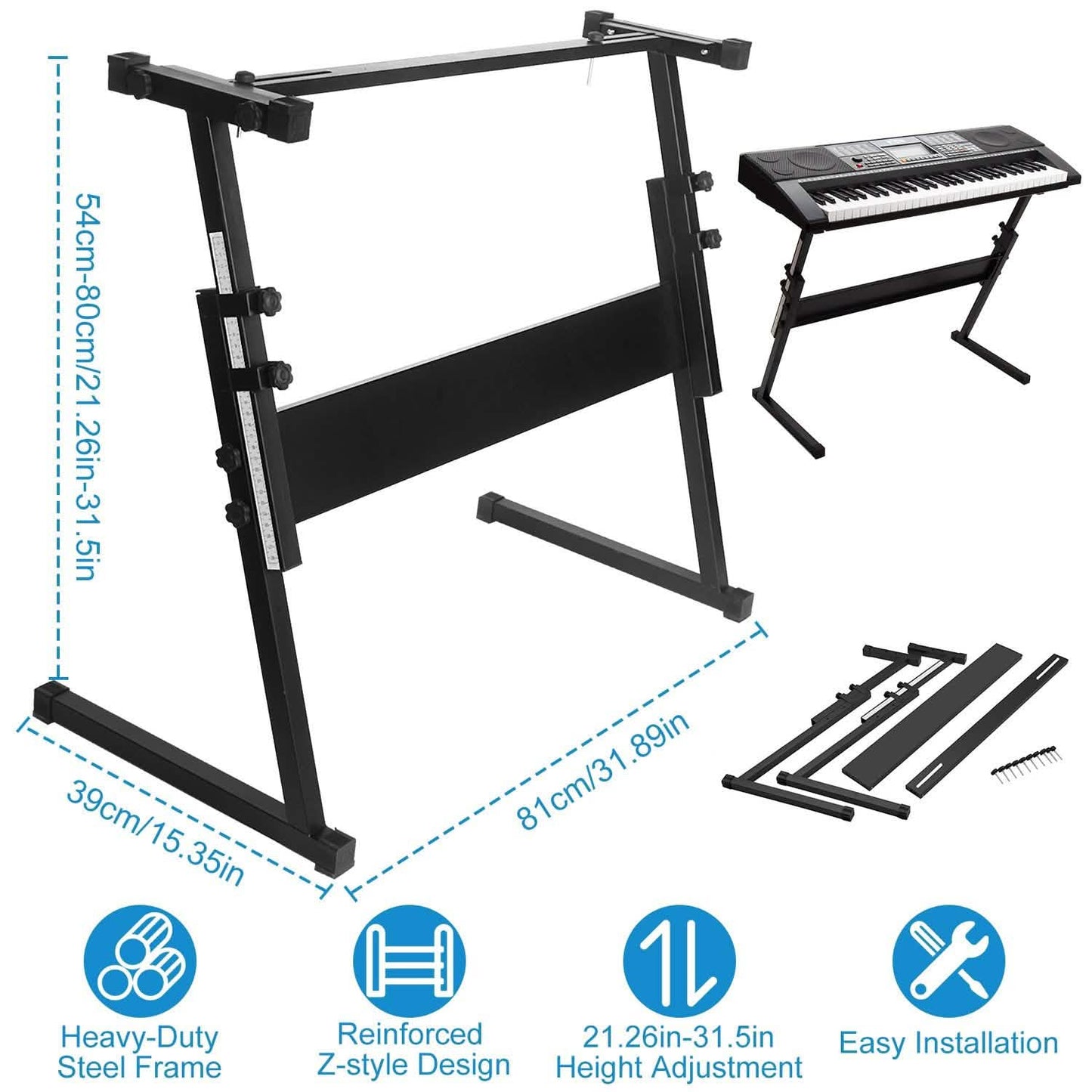 Electronic Piano Keyboard Stand DailySale