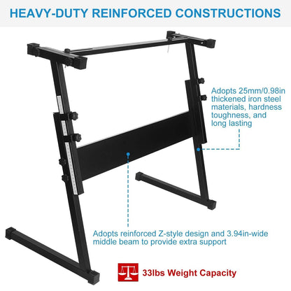 Electronic Piano Keyboard Stand DailySale