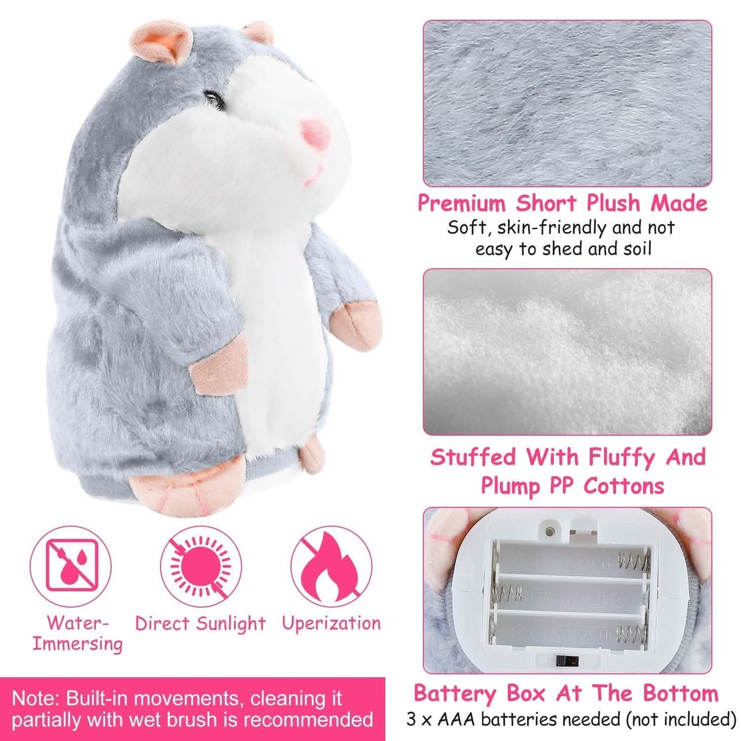Electronic Talking Hamster Plush DailySale