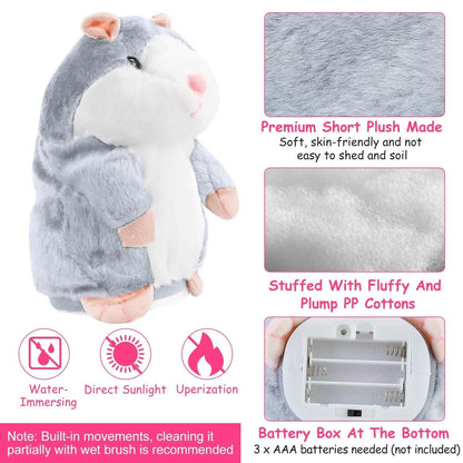 Electronic Talking Hamster Plush DailySale