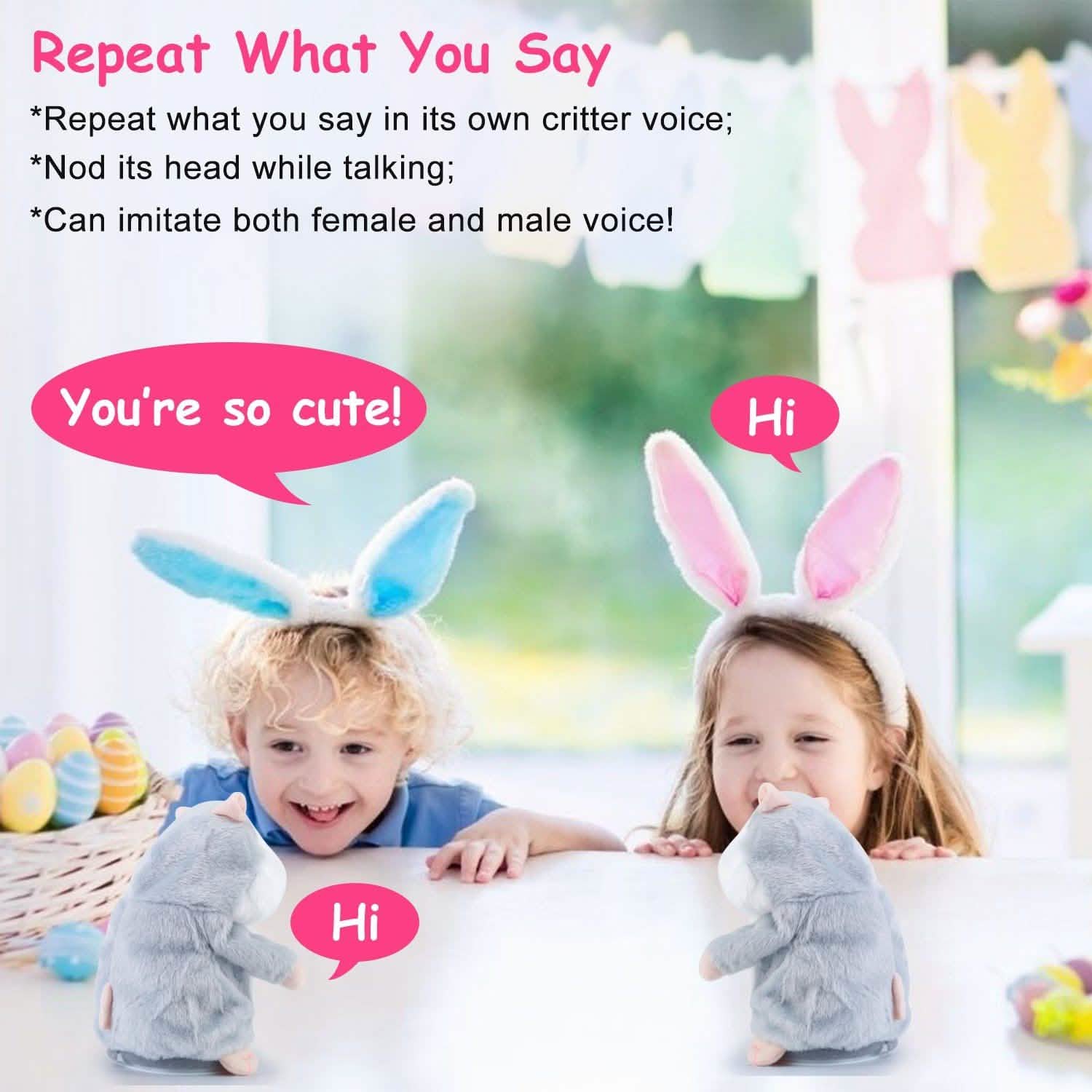 Electronic Talking Hamster Plush DailySale