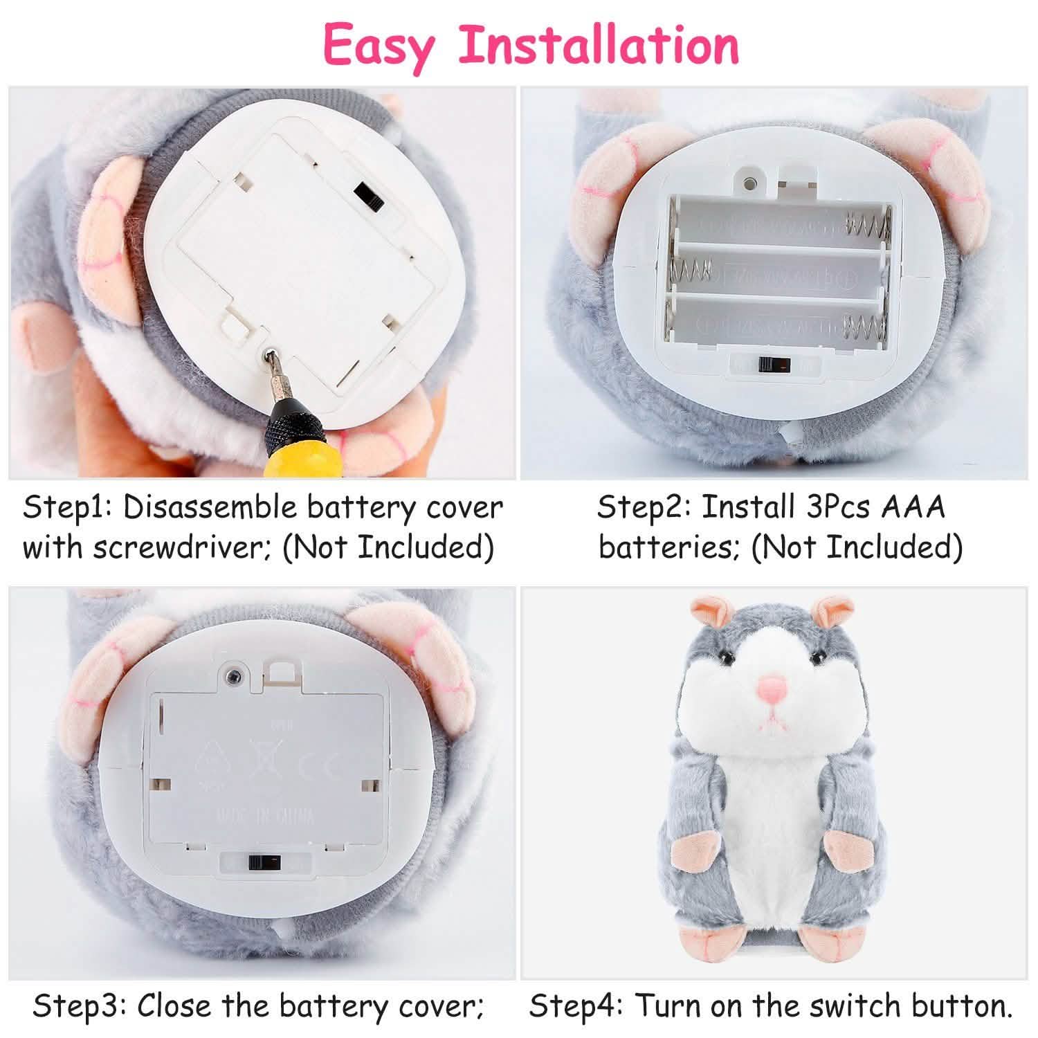 Electronic Talking Hamster Plush DailySale