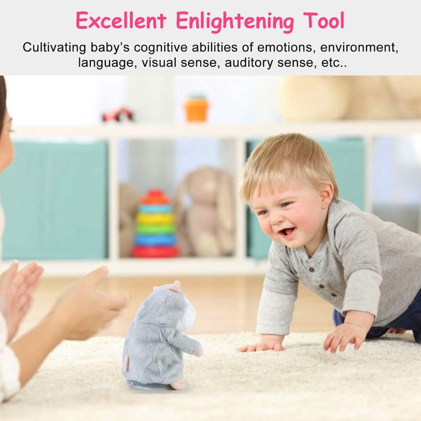 Electronic Talking Hamster Plush DailySale