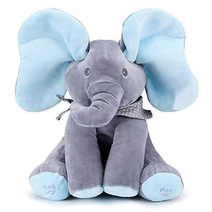 Electronic Talking Singing Blinking Eyes Elephant Plush Toy DailySale