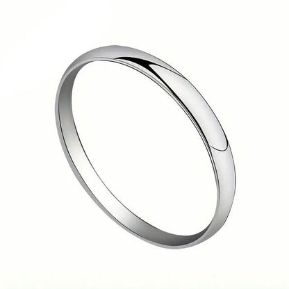 Elegant and Charming S925 Silver Wedding Band Ring DailySale