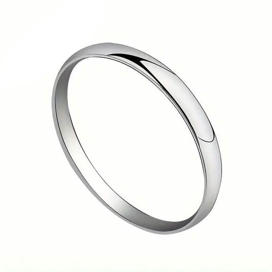 Elegant and Charming S925 Silver Wedding Band Ring DailySale