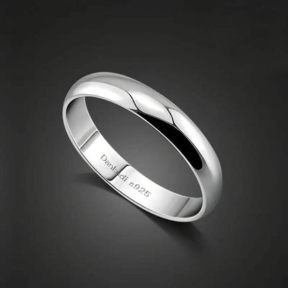 Elegant and Charming S925 Silver Wedding Band Ring DailySale