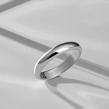 Elegant and Charming S925 Silver Wedding Band Ring DailySale