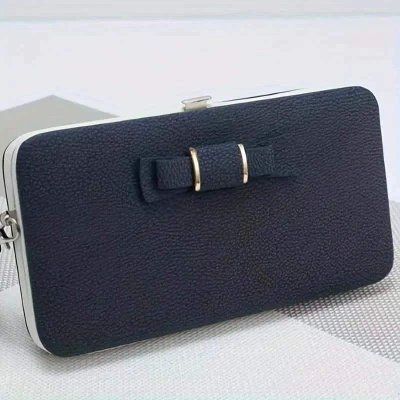 Elegant Bow Decor Phone Wallet DailySale