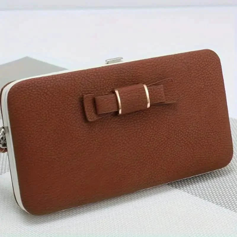 Elegant Bow Decor Phone Wallet DailySale