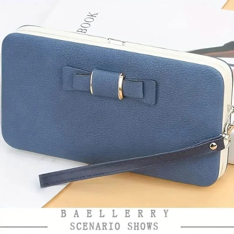 Elegant Bow Decor Phone Wallet DailySale
