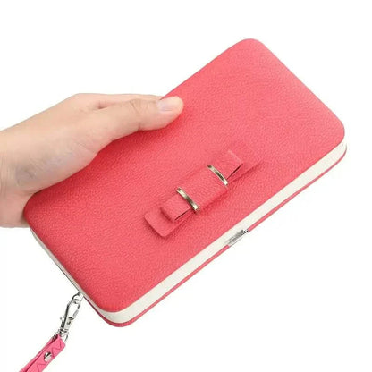 Elegant Bow Decor Phone Wallet DailySale