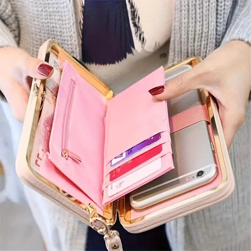 Elegant Bow Decor Phone Wallet DailySale