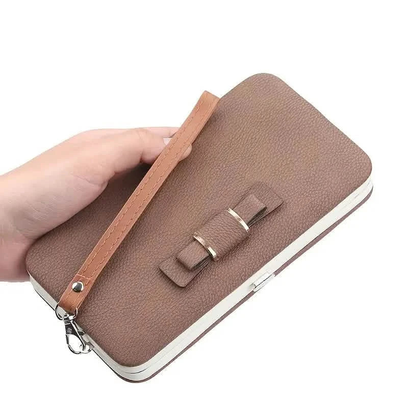 Elegant Bow Decor Phone Wallet DailySale