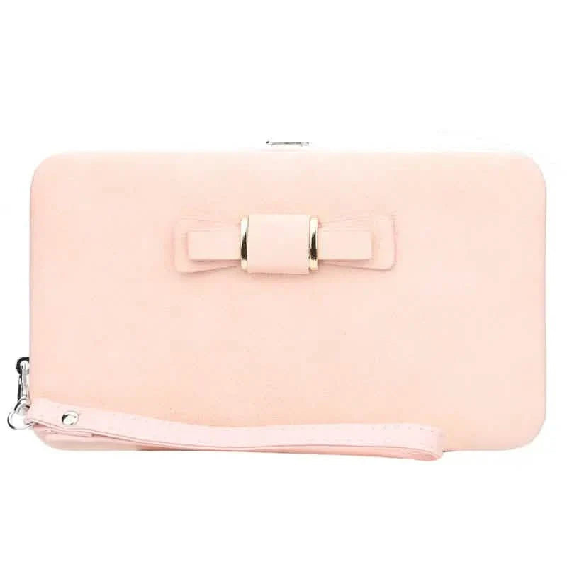 Elegant Bow Decor Phone Wallet DailySale