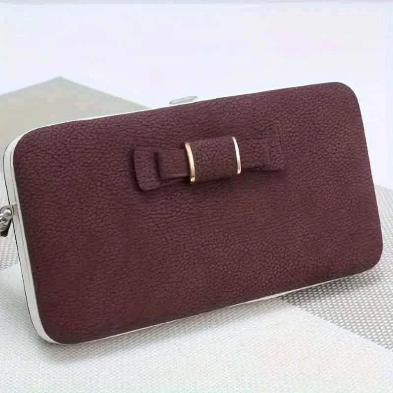 Elegant Bow Decor Phone Wallet DailySale