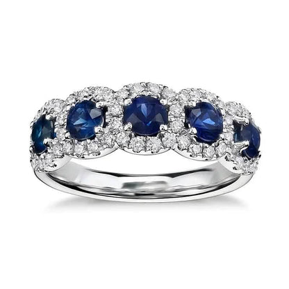 Elegant Copper Ring with Synthetic Cubic Zirconia DailySale
