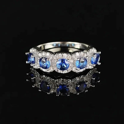 Elegant Copper Ring with Synthetic Cubic Zirconia DailySale