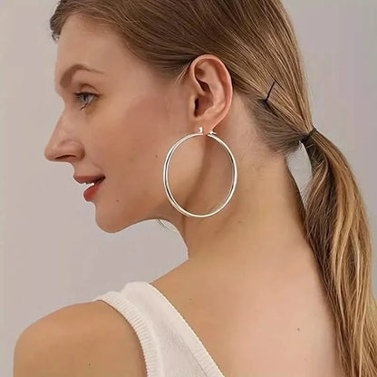 Elegant Daily Wear Round Circle Hoop Earrings DailySale