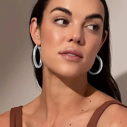 Elegant Daily Wear Round Circle Hoop Earrings DailySale
