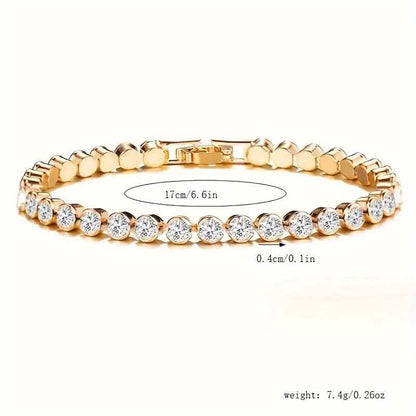Elegant Rhinestone Tennis Bracelet DailySale