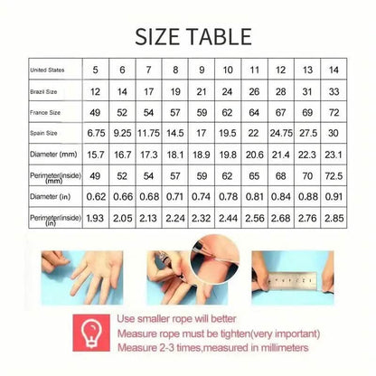 Elegant Ring Inlaid Shining Zirconia In Rectangular Shape DailySale