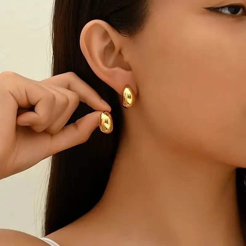 Elegant Water Drop Hoop Earrings for Women DailySale