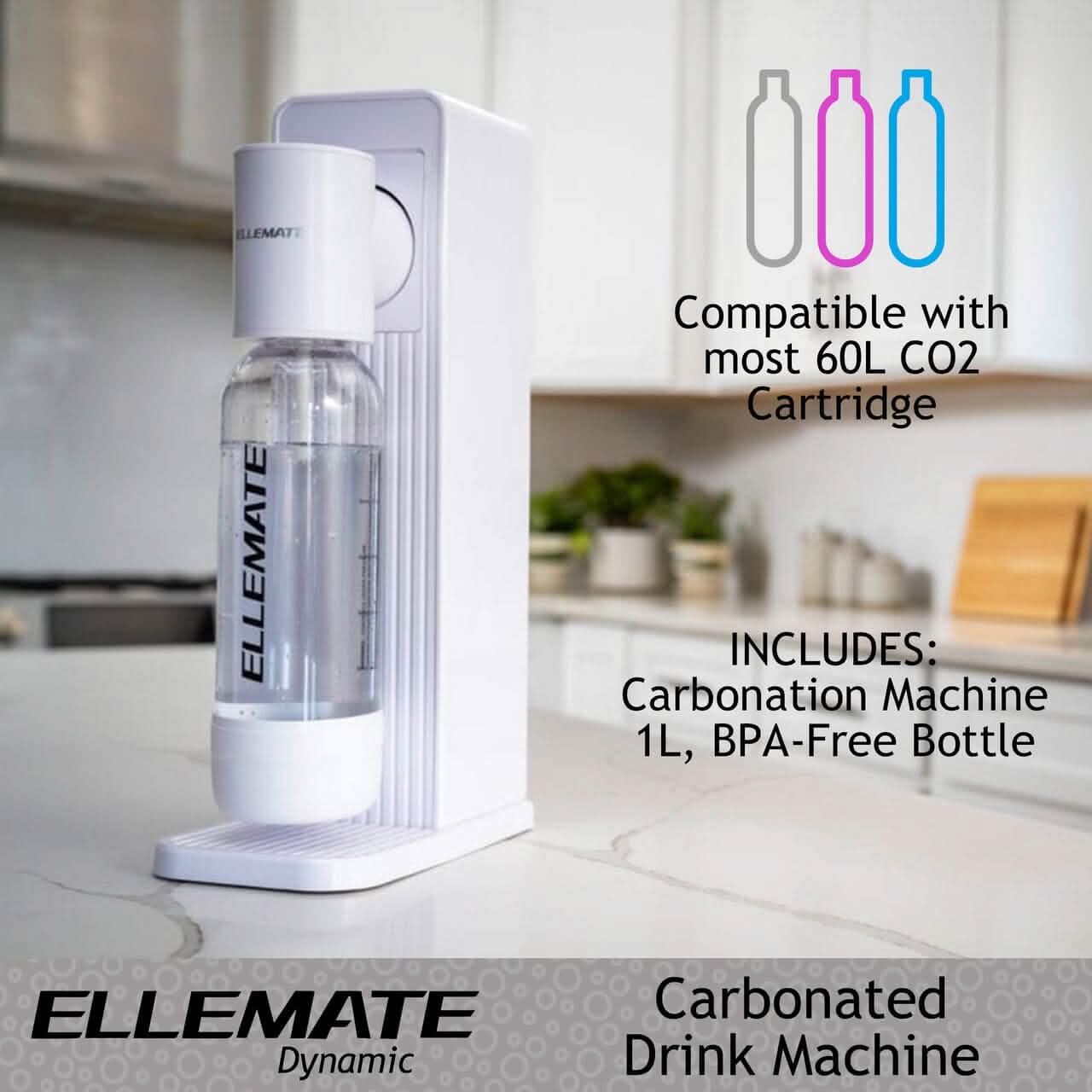 Ellemate Dynamic Carbonated Drink Maker DailySale