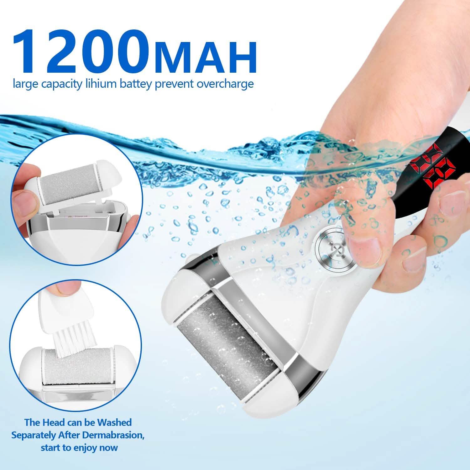 Elmchee Rechargeable Foot Callus Remover Kit DailySale