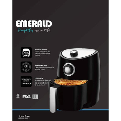 Emerald Compact 2 Liters Mini Air Fryer DailySale